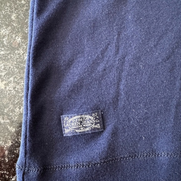 Ralph Lauren navy blue long-sleeve Henley shirt size S - Picture 6 of 8